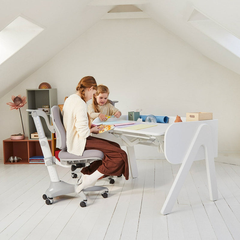 Woody desk, white