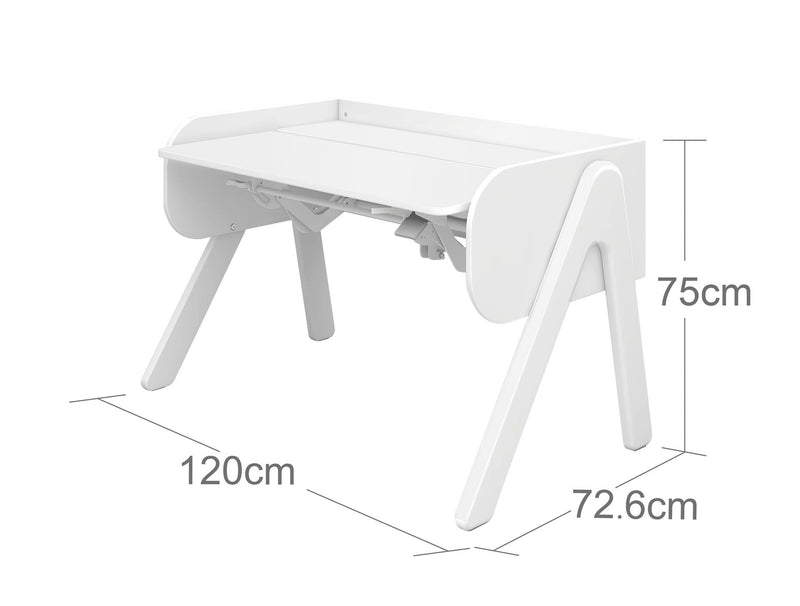 Woody desk, white