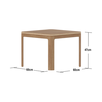 NOVA Table de Jeu & Tabouret, Chêne