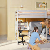 Module canapé pour lit haut 184 cm, 77x180 cm, Blanc