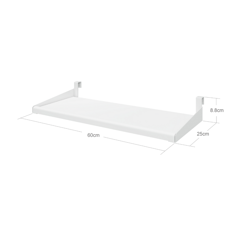 Click-on Hanging Shelf, White