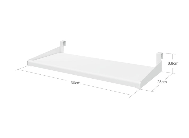 Click-on Hanging Shelf, White