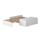 Sofa-Modul für Hochbett 184 cm, 77x180 cm, Weiß