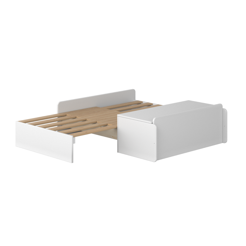 WHITE & NOR Module canapé pour Lit Mezzanine Casa, Blanc
