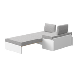 Sofa-Modul für Hochbett 184 cm, 77x180 cm, Weiß
