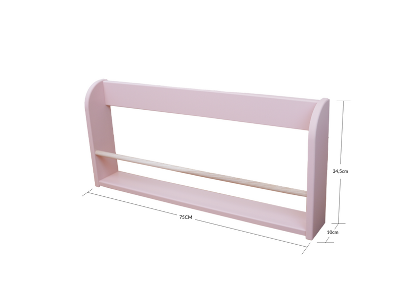 DOTS Display shelf, 75 cm, MDF, Blushing Pink