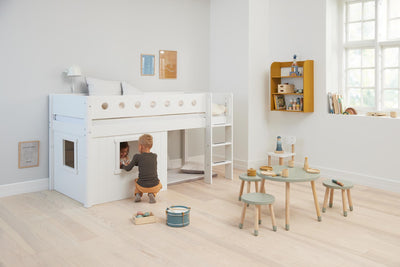 WHITE & NOR Treehouse Bed Fronts, white frame