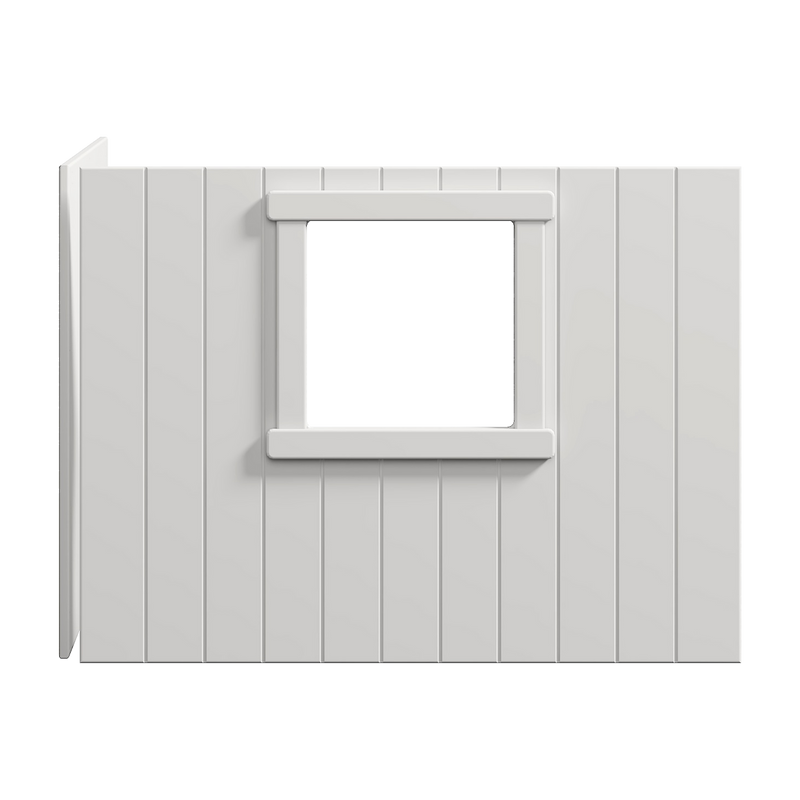 WHITE & NOR Boomhut bedfronten, wit frame