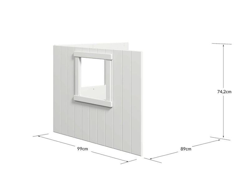 Treehouse Bed Fronts, white frame