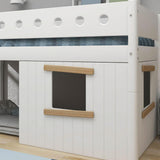 Baumhaus-Bettfronten, Eichenrahmen, WHITE & NOR