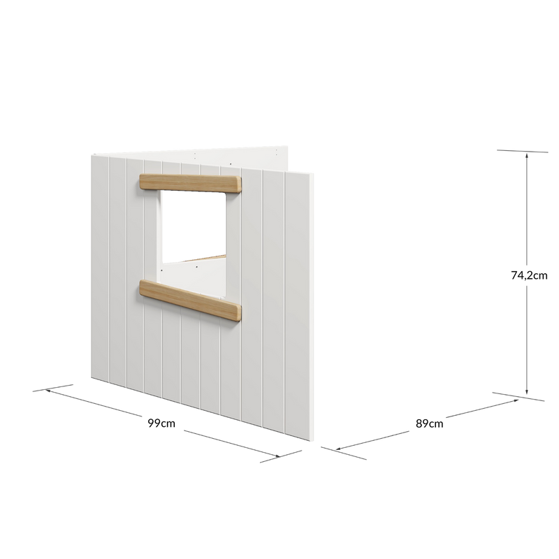 WHITE & NOR Boomhut bedfronten, eiken frame