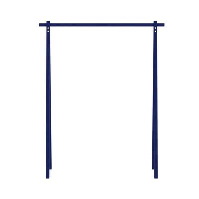 Clothes Rack, Blue/Pine