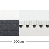 Latex/Foam Mattress, 200X140 with Bamboo Cover