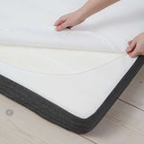 FLEXA pocketveer-matras, 200X140 bamboe hoes