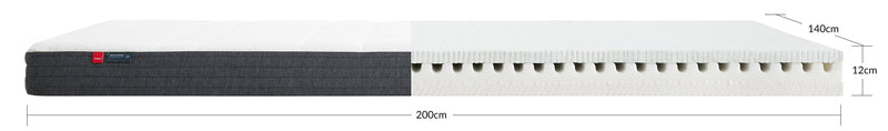 Matelas FLEXA avec housse en fibre d&
