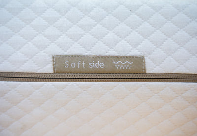 Reversible latex mattress with cotton cover 200x90