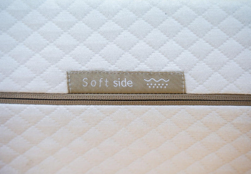 Reversible latex mattress with cotton cover 200x90