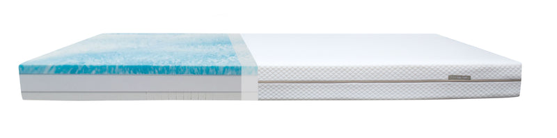 Matelas en latex réversible avec housse en coton 200x140