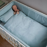 Bedbumper, 120x70x30 cm, Blauw