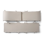 Bed Bumper, 120x70x30 cm, Grey TEXTILE bed-bumper-83-90347  flexa-com.myshopify.com