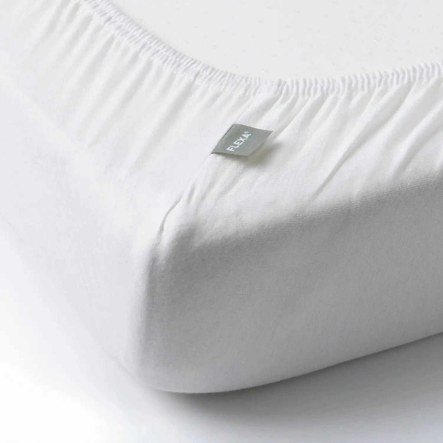 Fitted Sheet, Baby, 70x120 cm, White TEXTILE fitted-sheet-baby-83-90349  flexa-com.myshopify.com