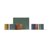 Wooden Shape Sorting box, 10 pcs, Handpainted, Green