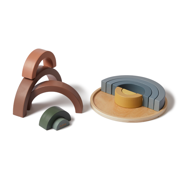 Rainbow Puzzle, 16 pcs, Handpainted – FLEXA