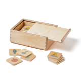 Wooden Memory Game, 18 pcs, Handpainted