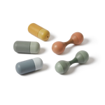 Rattle Set- mini, 5 pcs, Handpainted PLAY rattle-set-mini-multi-color  flexa-com.myshopify.com