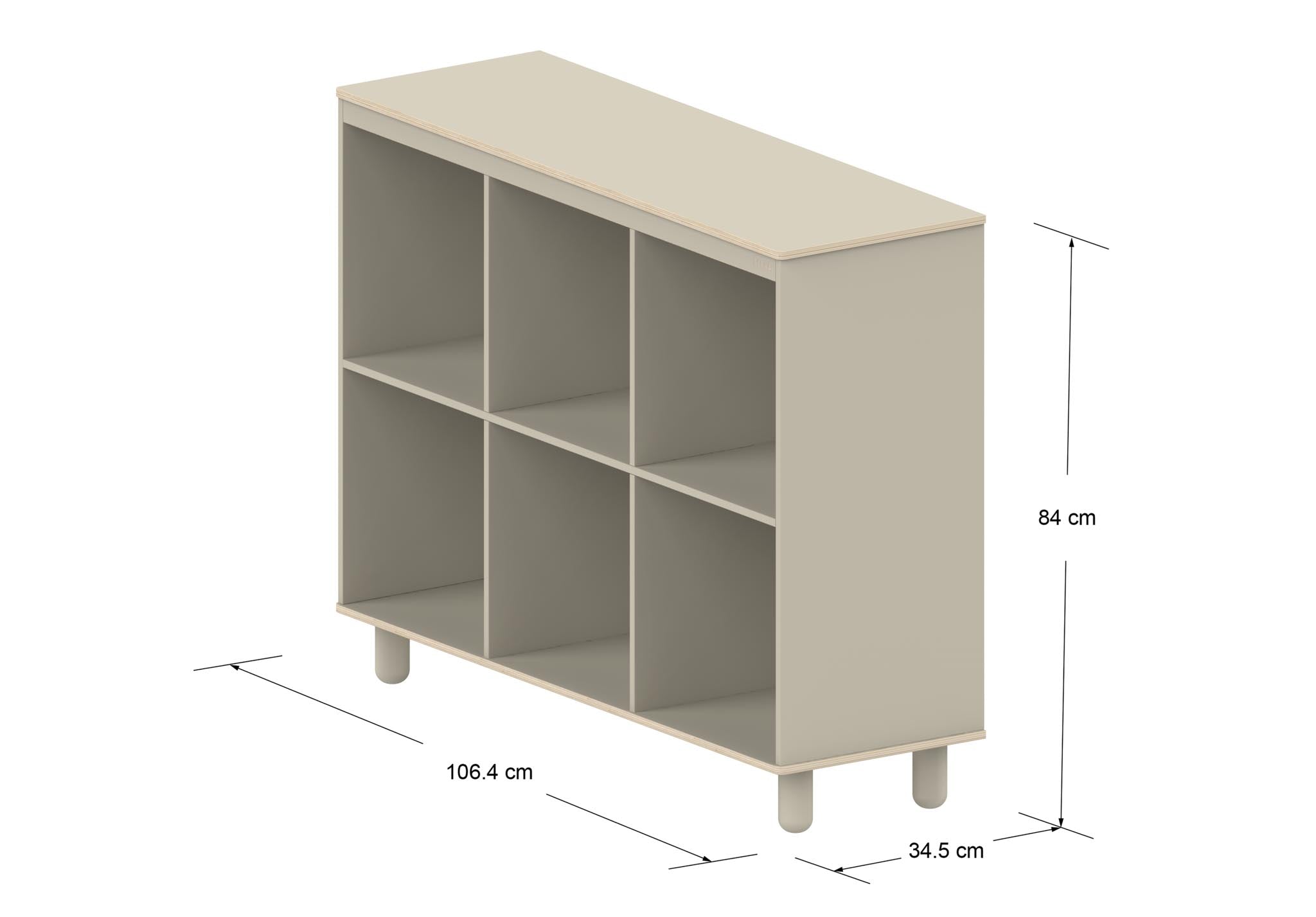 6 Shelf Kallax Storage for 12 X 12 Plastic Storage Containers -  Denmark
