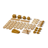 Construction Set, 36 pcs, Handpainted, Yellow