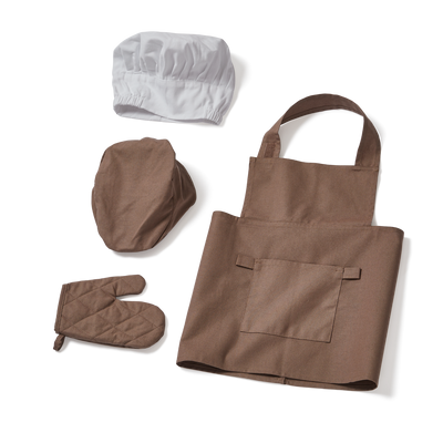 Apron Costume Set, Brown