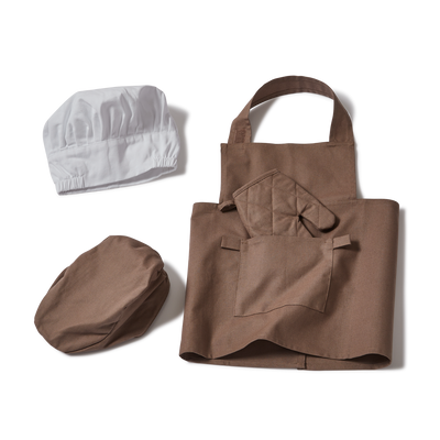 Apron Costume Set, Brown