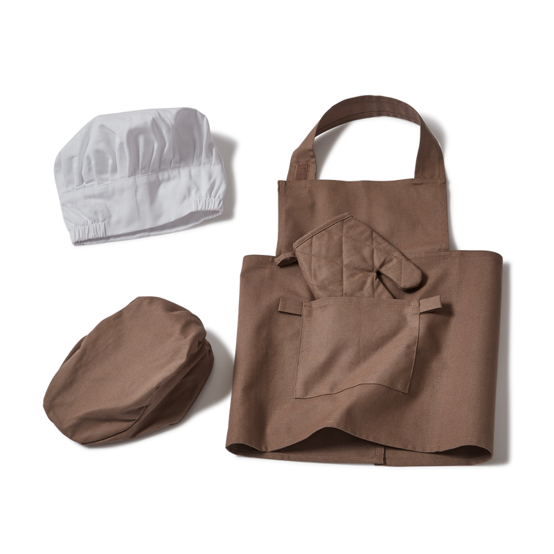 Apron Costume Set, Brown