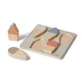 Ice Cream Puzzle, 5 pcs, Handpainted