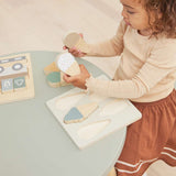 Ice Cream Puzzle, 5 pcs, Handpainted