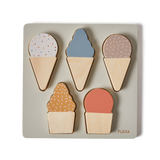 Ice Cream Puzzle, 5 pcs, Handpainted
