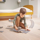 Car Tracks, 22 pcs, Handpainted