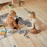 Car Tracks, 22 pcs, Handpainted