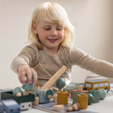 Accessories for Car Tracks, 13 pcs, Handpainted