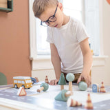 Accessories for Car Tracks, 13 pcs, Handpainted