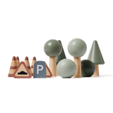 Accessories for Car Tracks, 13 pcs, Handpainted