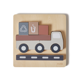 Truck Puzzle, 9 pcs, Handpainted