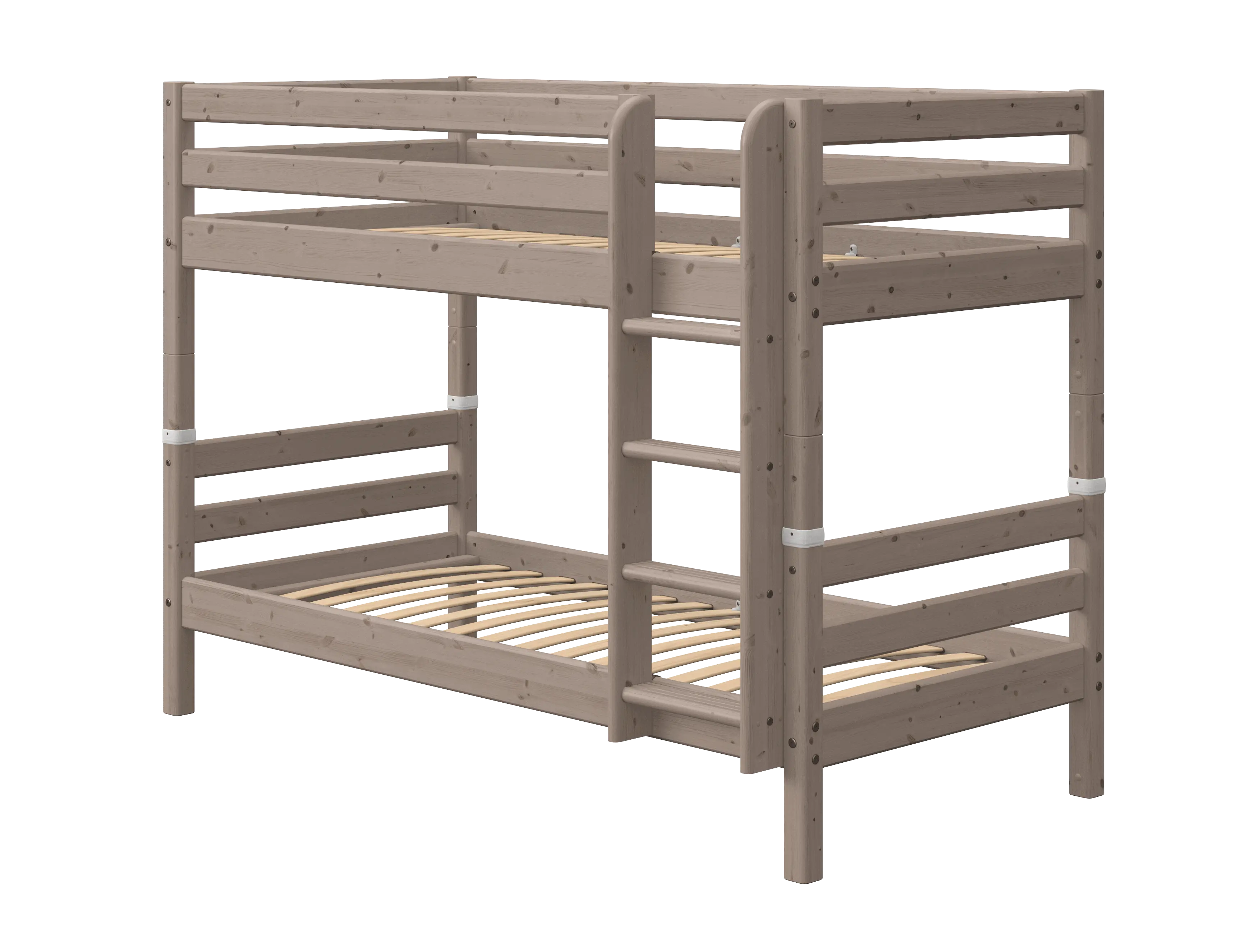 Bunk Bed with straight ladder BED_BUNK-BED_TERRA bunk-bed-with-straight-ladder-terra  flexa-com.myshopify.com