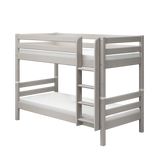 Bunk Bed with Ladder and Safety Rail, 90x200 cm, Grey