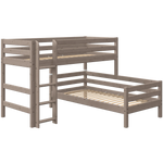 Semi-high Bed w. straight ladder BED_SEMI-HIGH-BED_TERRA semi-high-bed-w-straight-ladder-terra  flexa-com.myshopify.com