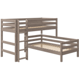 Semi-high Bed w. straight ladder BED_SEMI-HIGH-BED_TERRA semi-high-bed-w-straight-ladder-terra  flexa-com.myshopify.com