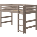 Semi-high Bed w. straight ladder BED_SEMI-HIGH-BED_TERRA semi-high-bed-w-straight-ladder-terra-1  flexa-com.myshopify.com