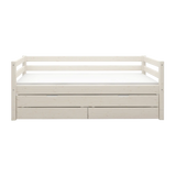 Single Bed with Pull-out Bed, 90x200 cm, White SINGLE_BED daybed-with-trundle-pullout-bed-white-washed  flexa-com.myshopify.com