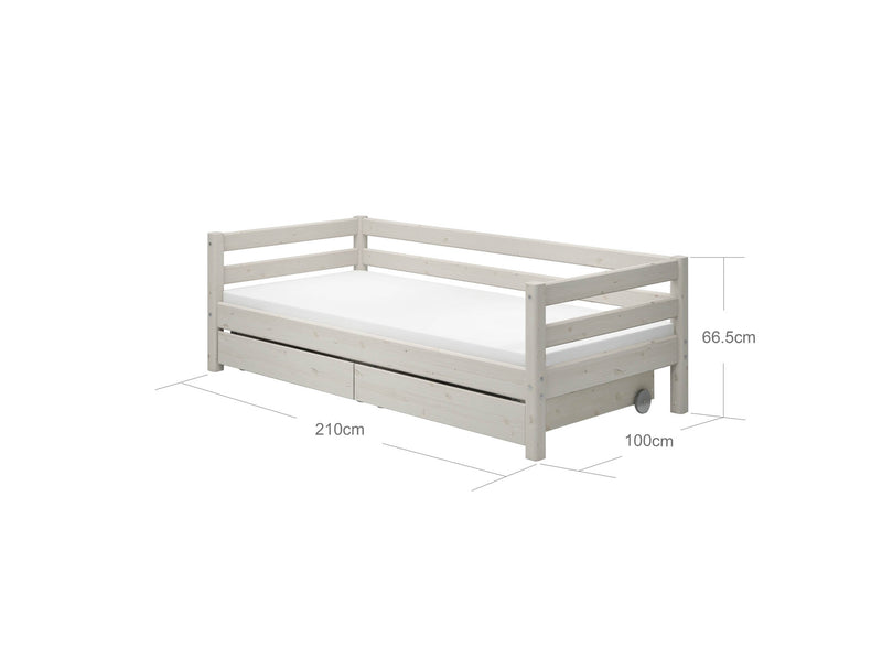 Cama individual con 2 cajones